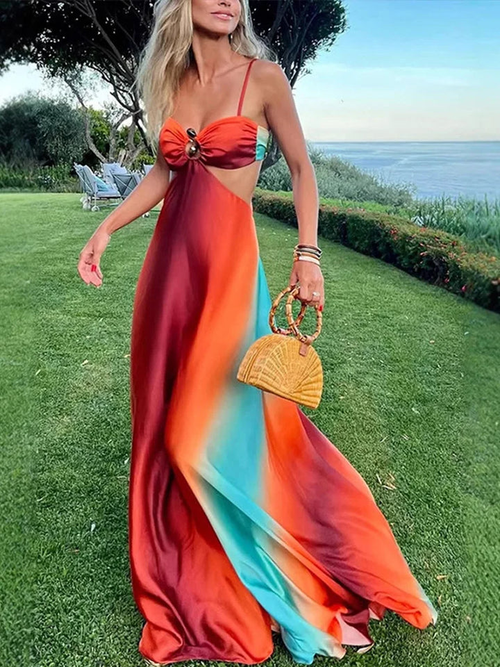 Anna – Printed Maxi Dress