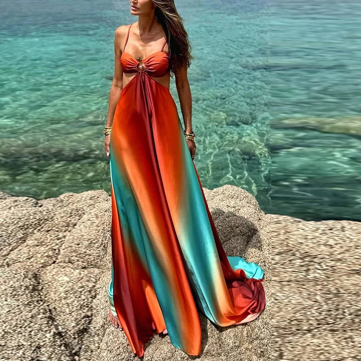 Anna – Printed Maxi Dress